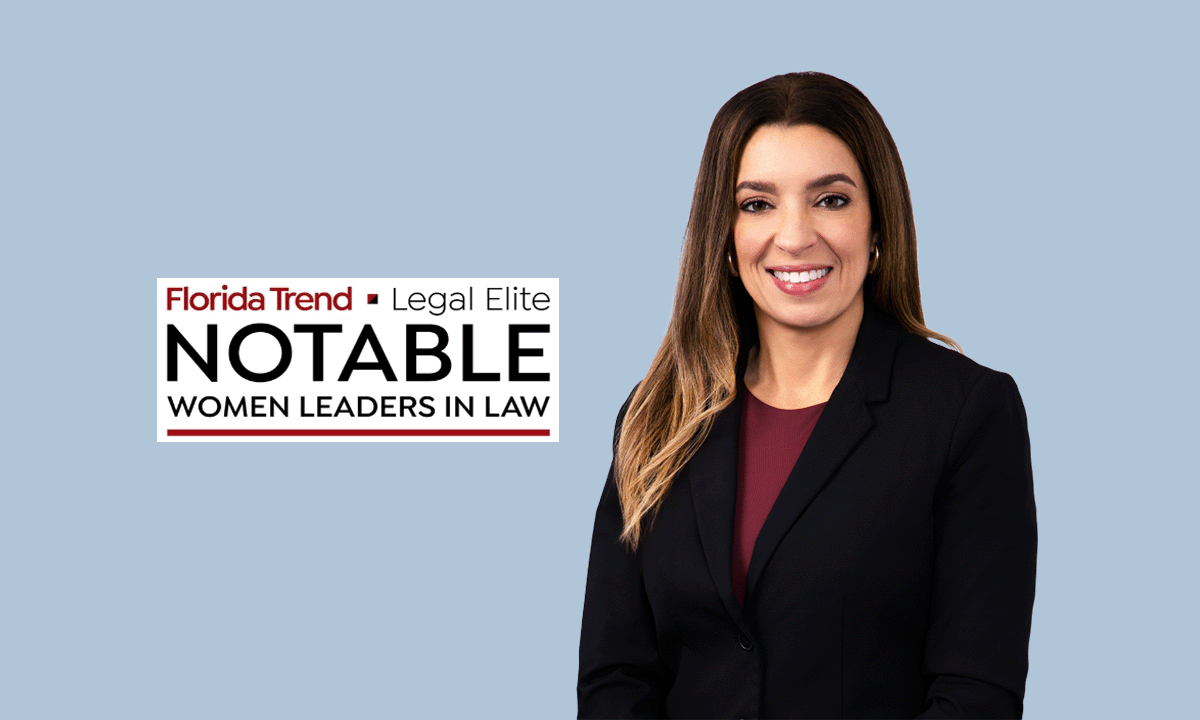 Barbara Fernandez Recognized as a Florida Legal Elite 2025 Most Notable Women Leader in Law
