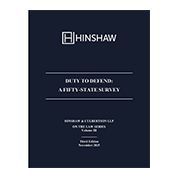 Duty to Defend: A Fifty State Survey Book Cover