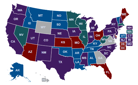 Interactive Tracker of State Regulations Related to COVID-19