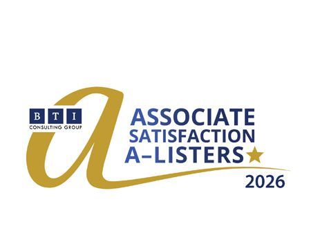 2026 BTI Associates Satisfaction A-Listers Logo.
