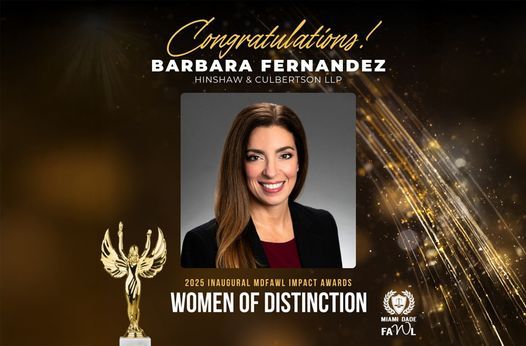 Barbara Fernandez Honored as One of Ten Women of Distinction by MDFAWL in 2025
