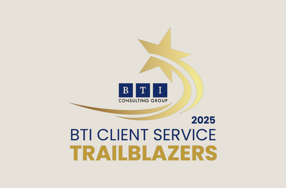 Hinshaw Recognized as a Client Service Trailblazer in the BTI ...