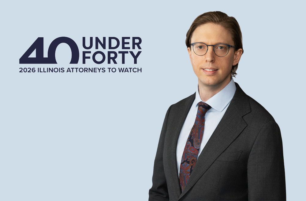 <strong>Paris Glazer Named to <em>Chicago Daily Law Bulletin’s </em>2026 40 Attorneys Under Forty</strong>