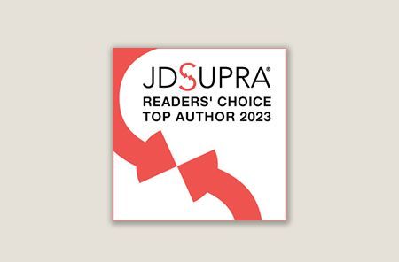 Scott Seaman Named the #1 Author in Insurance and Sarah Anderson Named a Top Insurance Author in JD Supra's 2023 Readers' Choice Awards