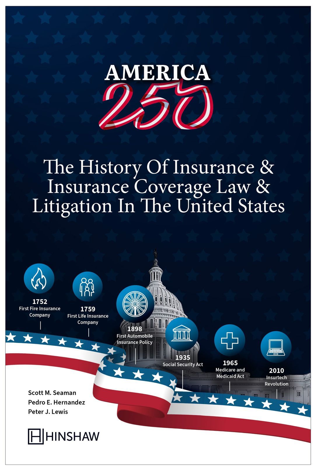 Hinshaw America 250 insurance book cover.