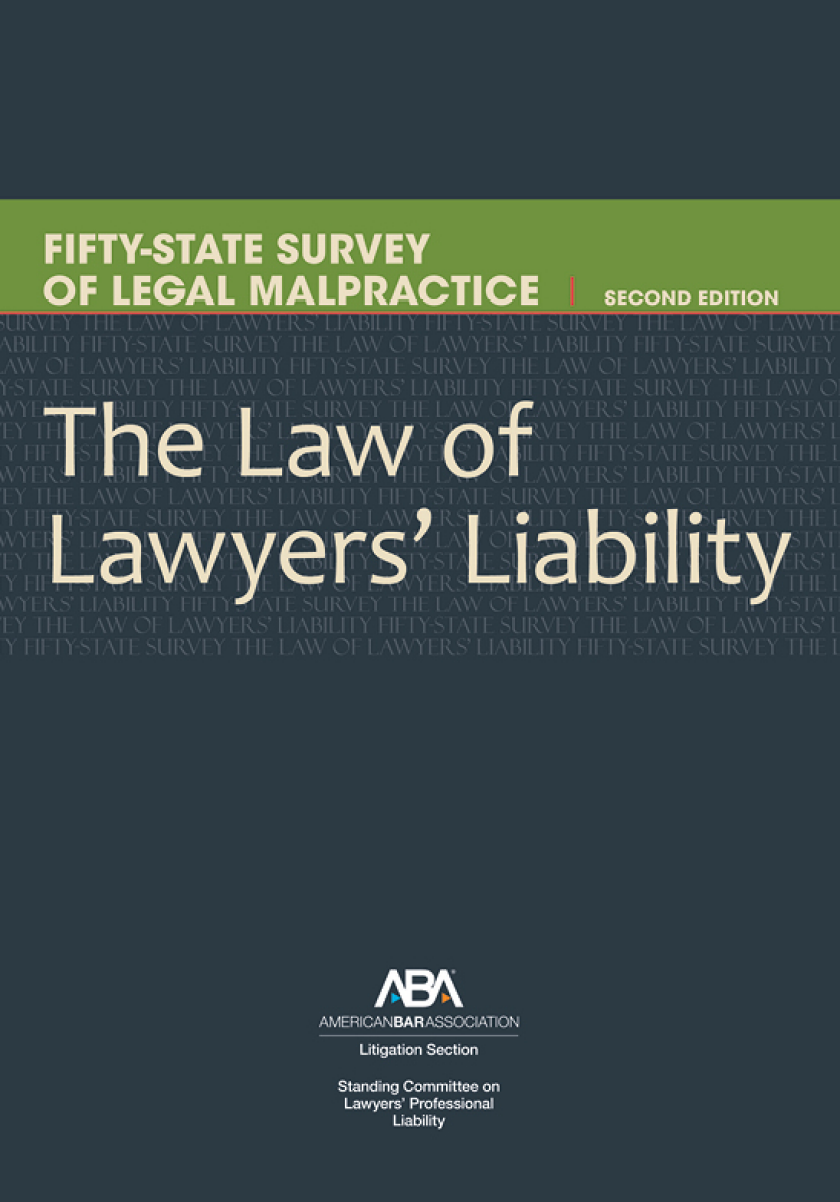 ABA The Law of Lawyers' Liability book cover.
