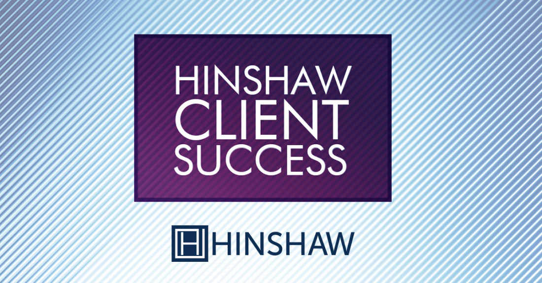 Hinshaw client success