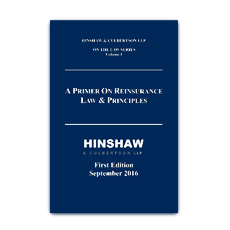 Hinshaw & Culbertson LLP on the Law Series Volume !