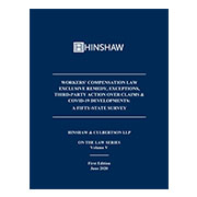 Workers' Compensation Law A Fifty-State Survey Book Cover